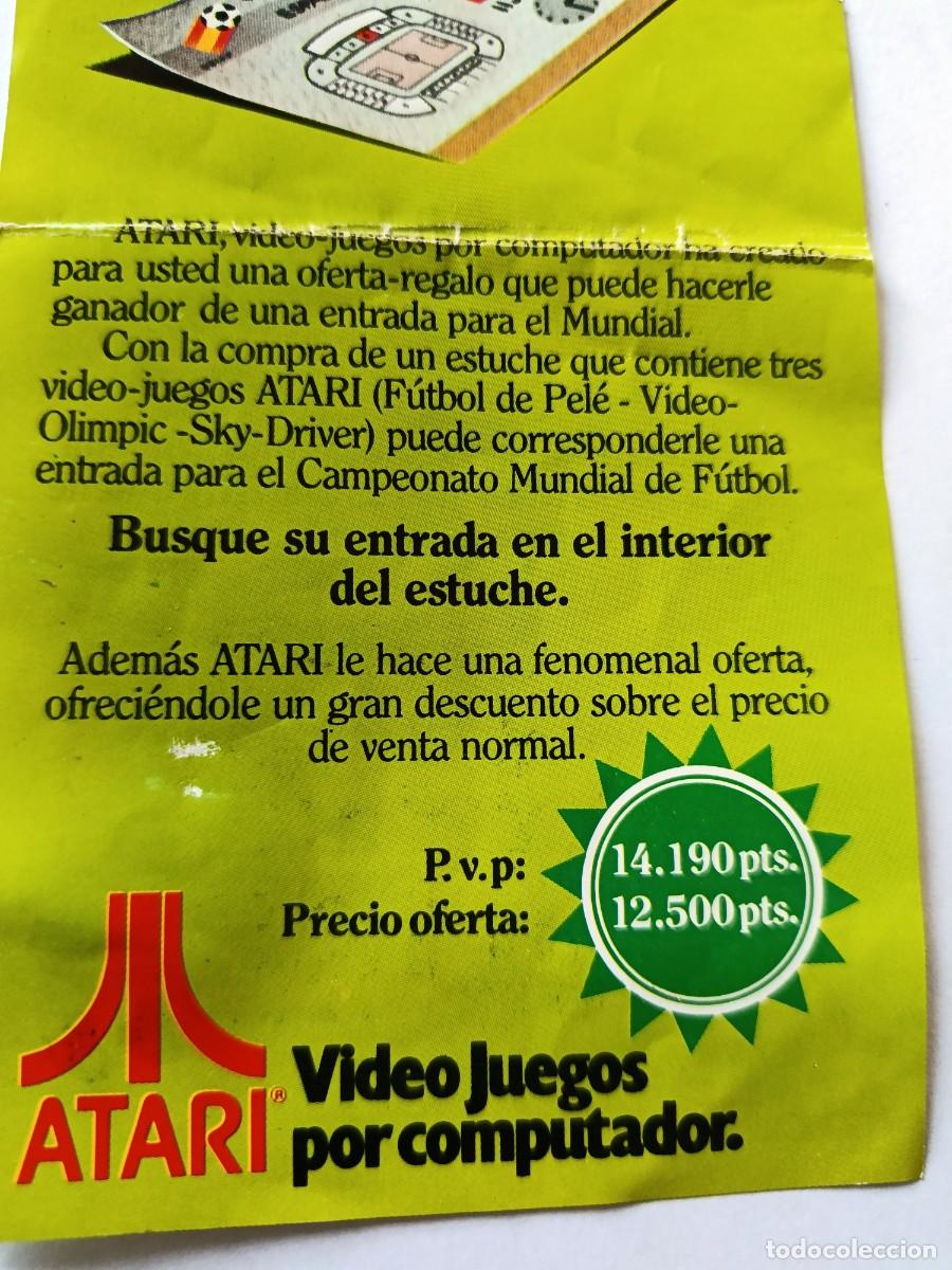 Videojuegos y consolas: folleto publicitario antiguo en espa&ntilde;ol de la consola Atari Video Computer System (ATARI 2600) - Foto 6