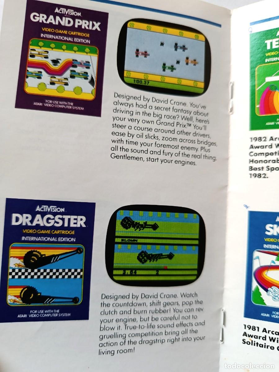 Videojuegos y consolas: Antiguo Cat&aacute;logo ACTIVISION en espa&ntilde;ol para consola Atari Video Computer System (ATARI 2600) - Foto 4