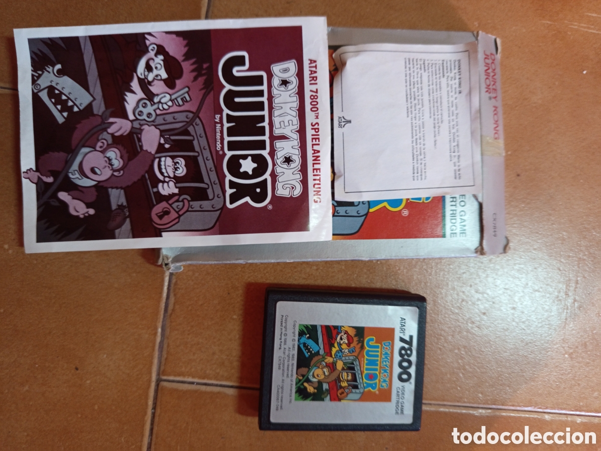 Videojuegos y consolas: Lote atari 7800 con 4 juegos - Foto 17