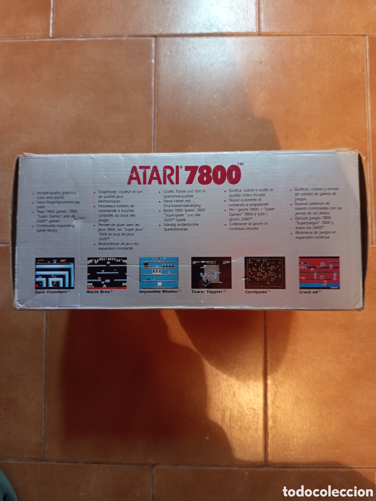 Videojuegos y consolas: Consola atari 7800 con caja - Foto 2