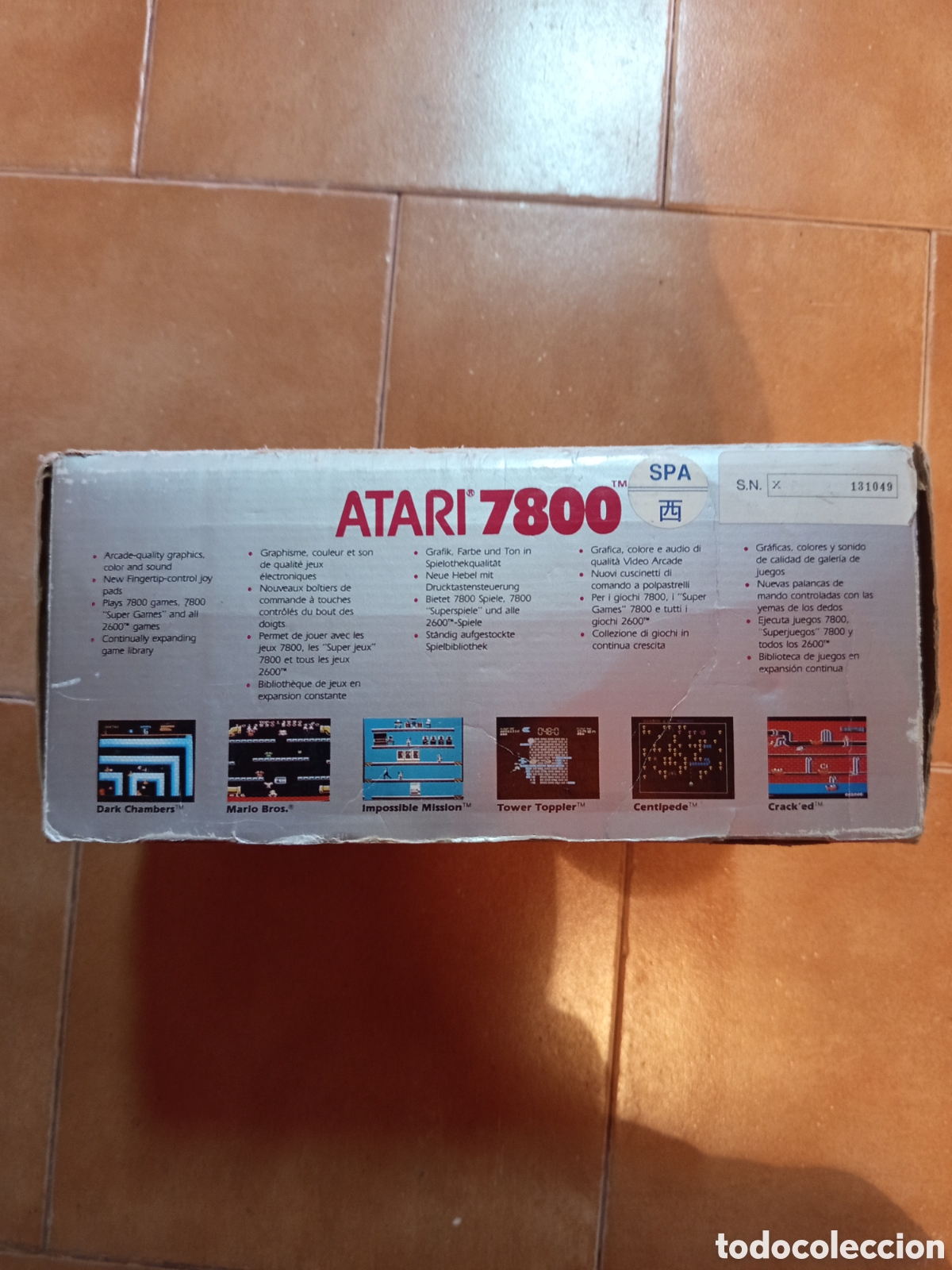 Videojuegos y consolas: Consola atari 7800 con caja - Foto 4