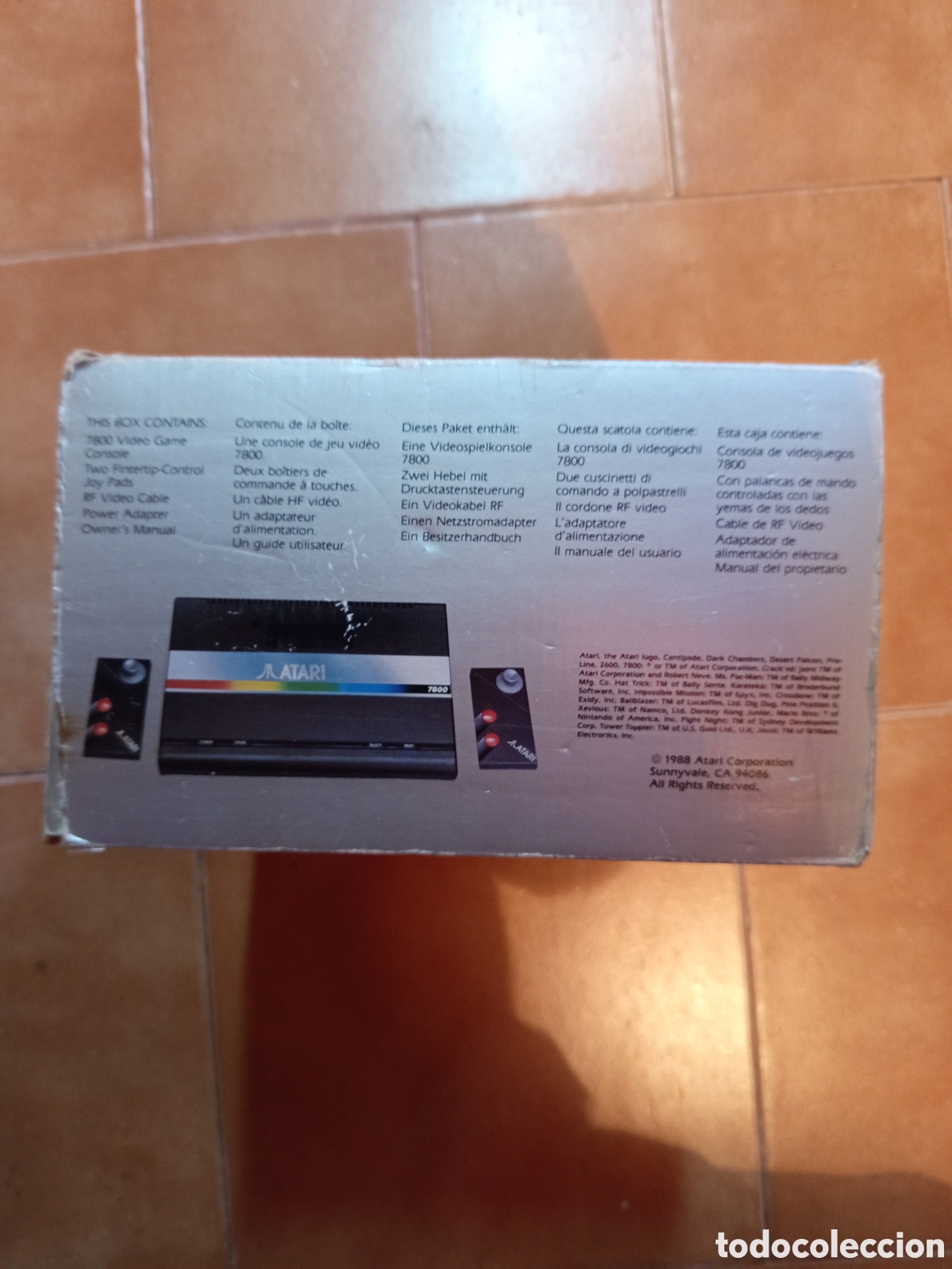 Videojuegos y consolas: Consola atari 7800 con caja - Foto 5