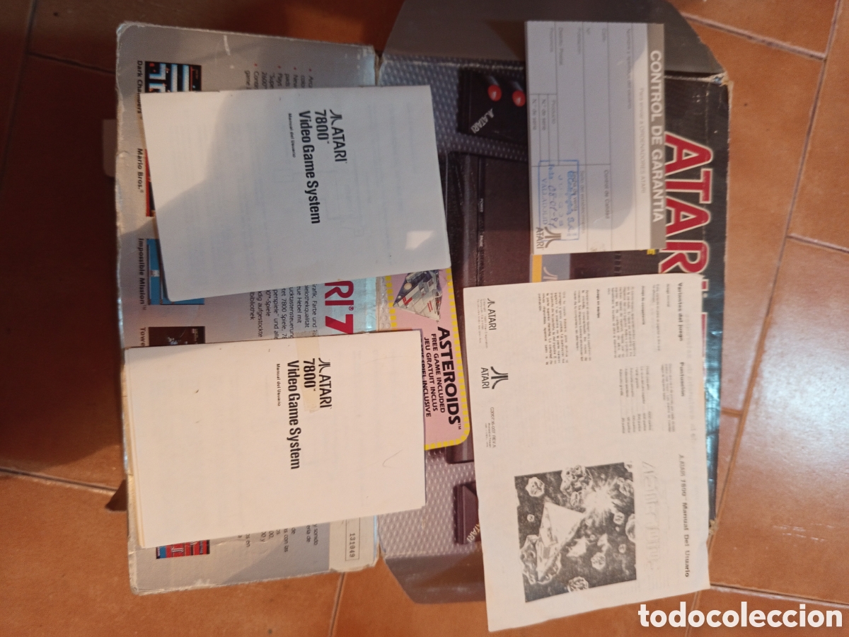 Videojuegos y consolas: Consola atari 7800 con caja - Foto 11