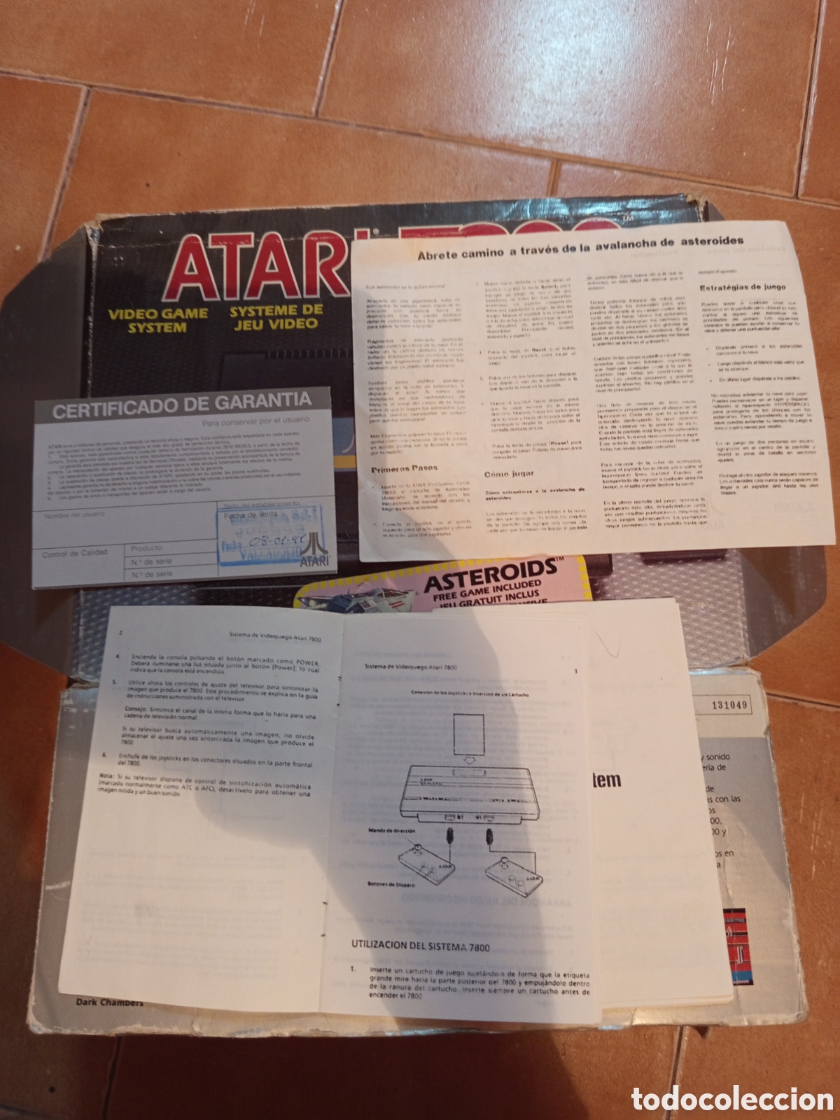 Videojuegos y consolas: Consola atari 7800 con caja - Foto 12