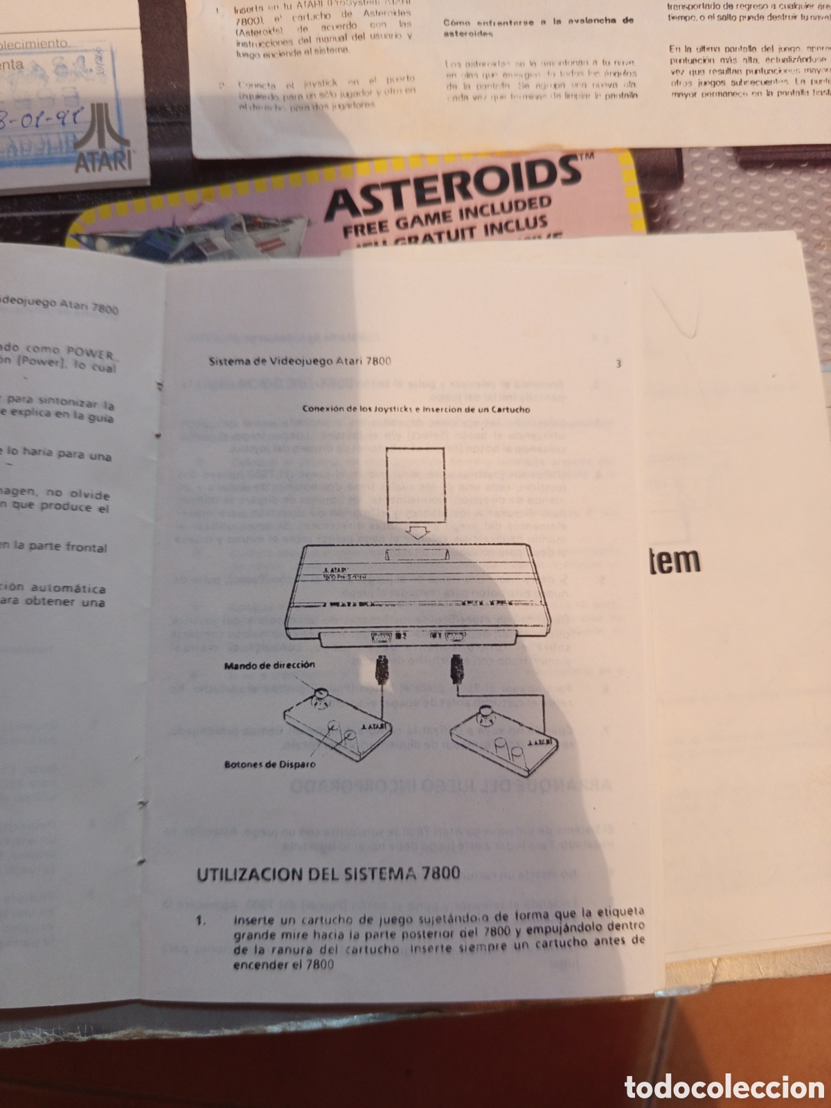 Videojuegos y consolas: Consola atari 7800 con caja - Foto 13