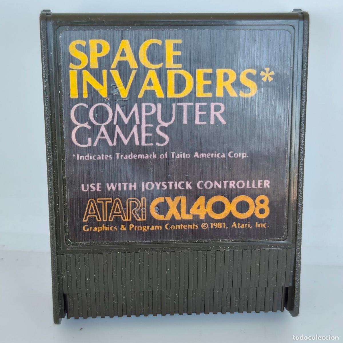 Videojuegos y consolas: Space Invaders Atari 400/800/XL/XE Cartridge , CXL4008 - Foto 1