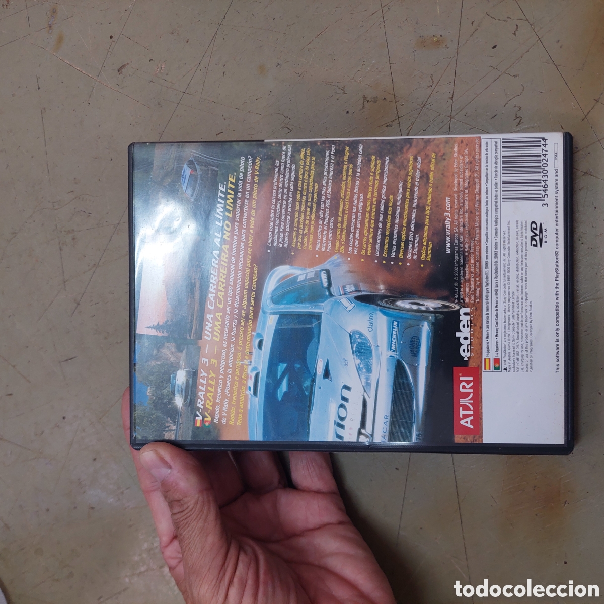 Videojuegos y consolas: V-Rally 3 Play Station 2.Atari - Foto 2
