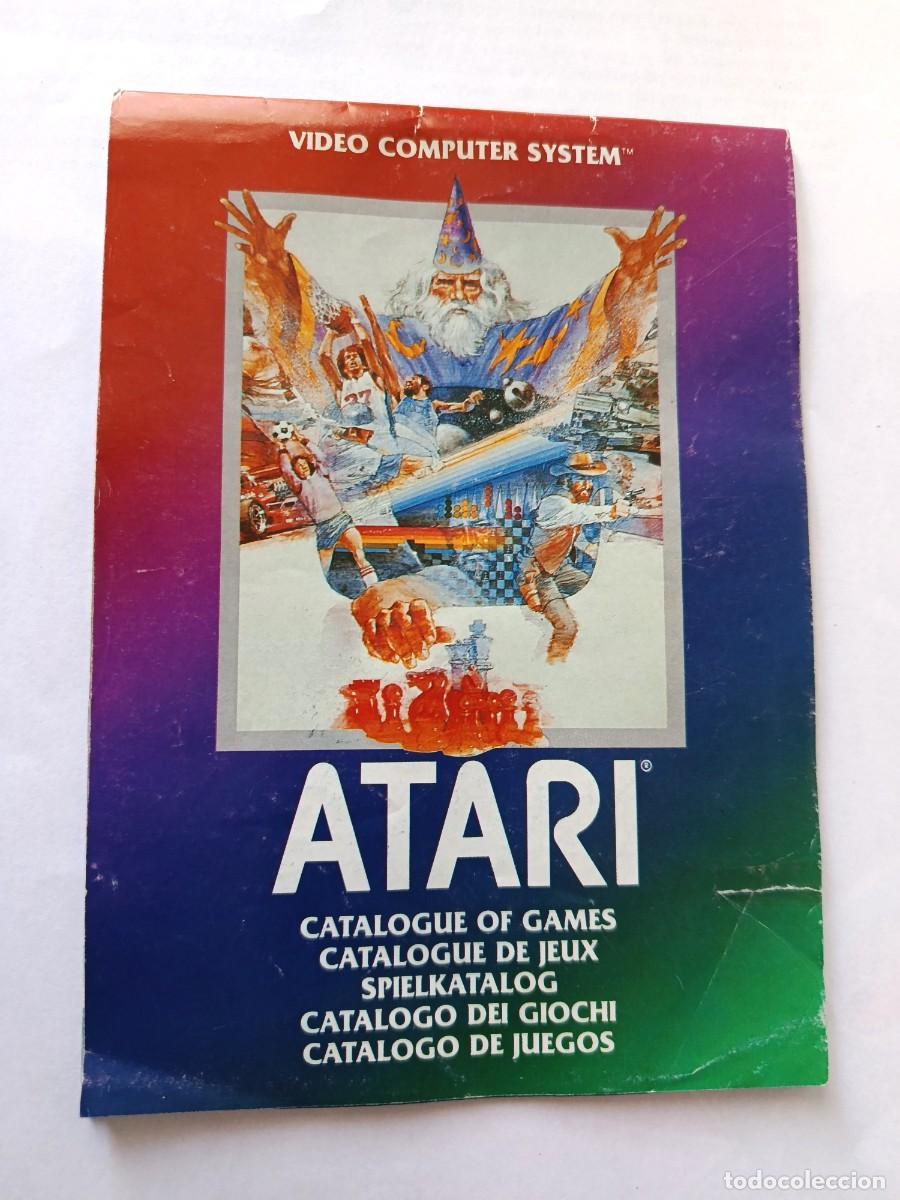 Videojuegos y consolas: CAT&Aacute;LOGO DE JUEGOS ORIGINAL de la consola Atari Video Computer System (ATARI 2600)