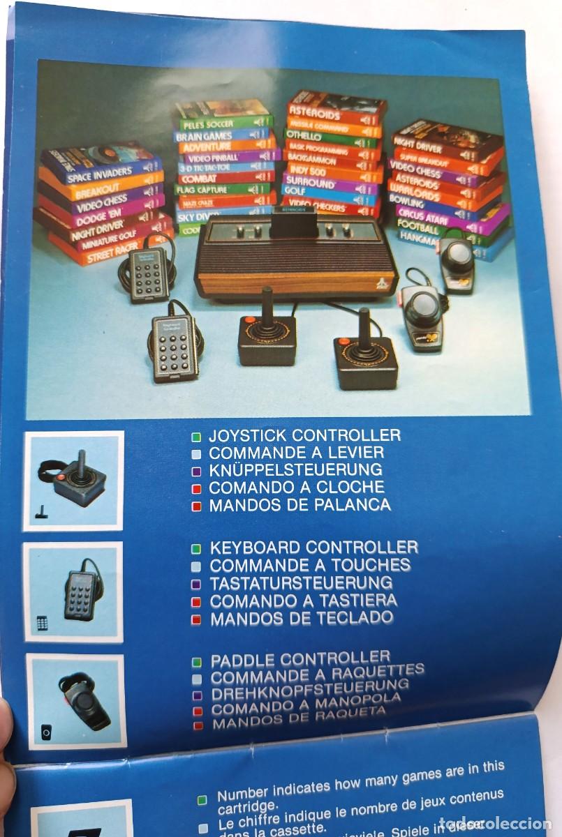 Videojuegos y consolas: CAT&Aacute;LOGO DE JUEGOS ORIGINAL de la consola Atari Video Computer System (ATARI 2600) - Foto 4