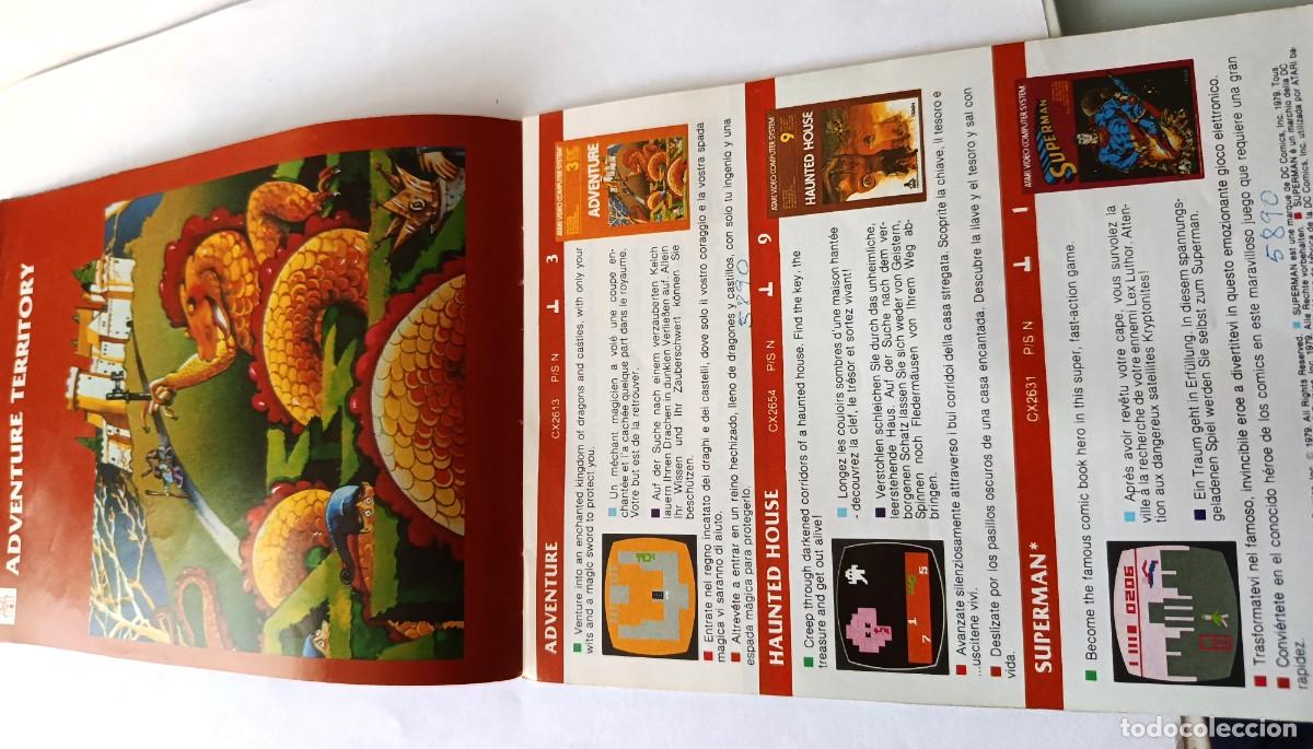 Videojuegos y consolas: CAT&Aacute;LOGO DE JUEGOS ORIGINAL de la consola Atari Video Computer System (ATARI 2600) - Foto 6