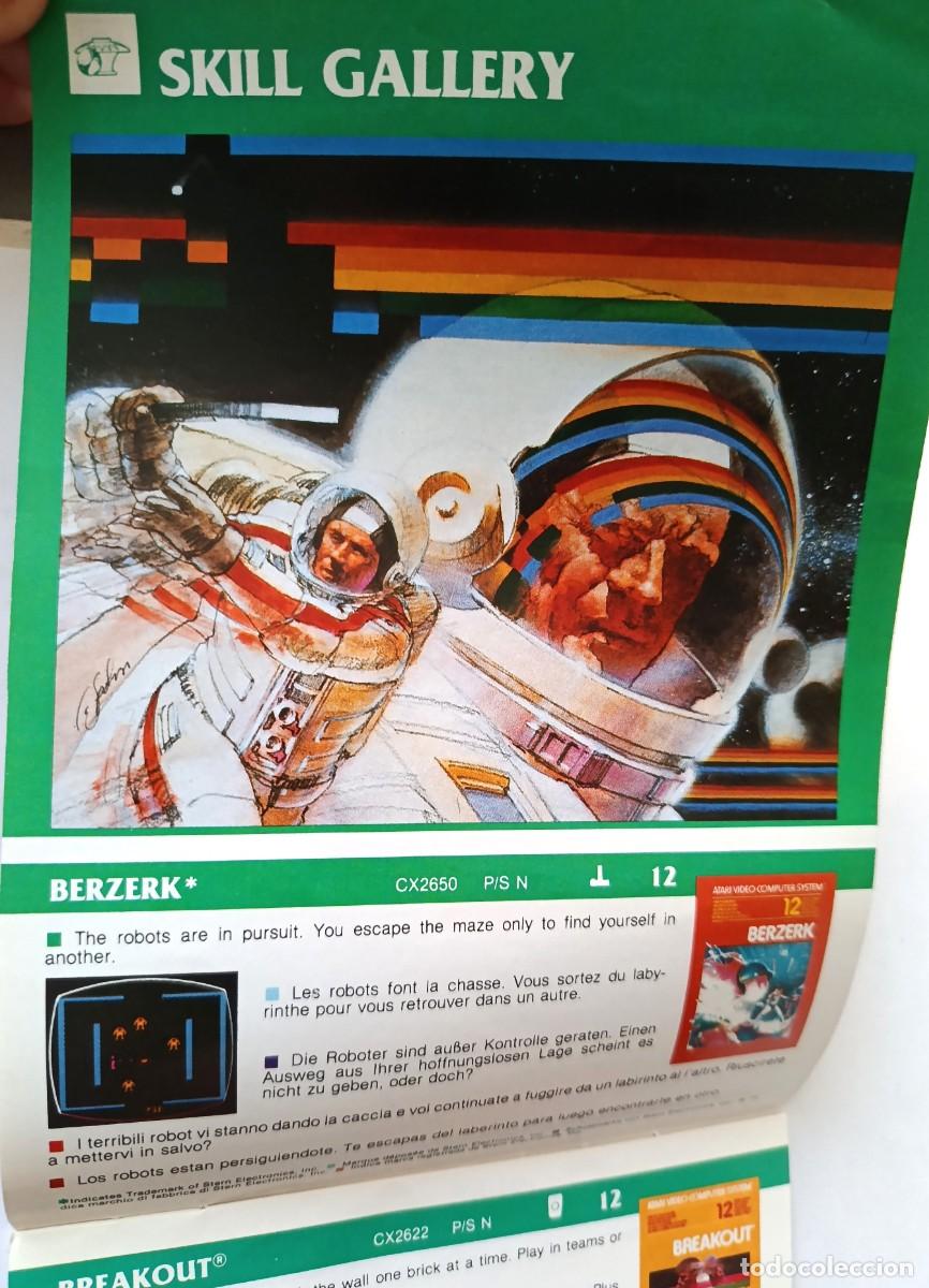 Videojuegos y consolas: CAT&Aacute;LOGO DE JUEGOS ORIGINAL de la consola Atari Video Computer System (ATARI 2600) - Foto 8