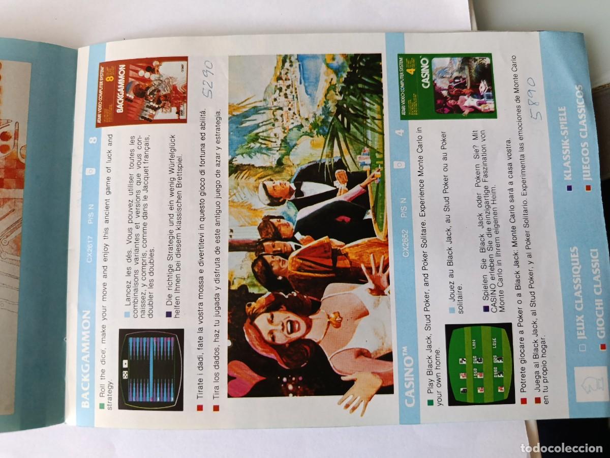 Videojuegos y consolas: CAT&Aacute;LOGO DE JUEGOS ORIGINAL de la consola Atari Video Computer System (ATARI 2600) - Foto 10
