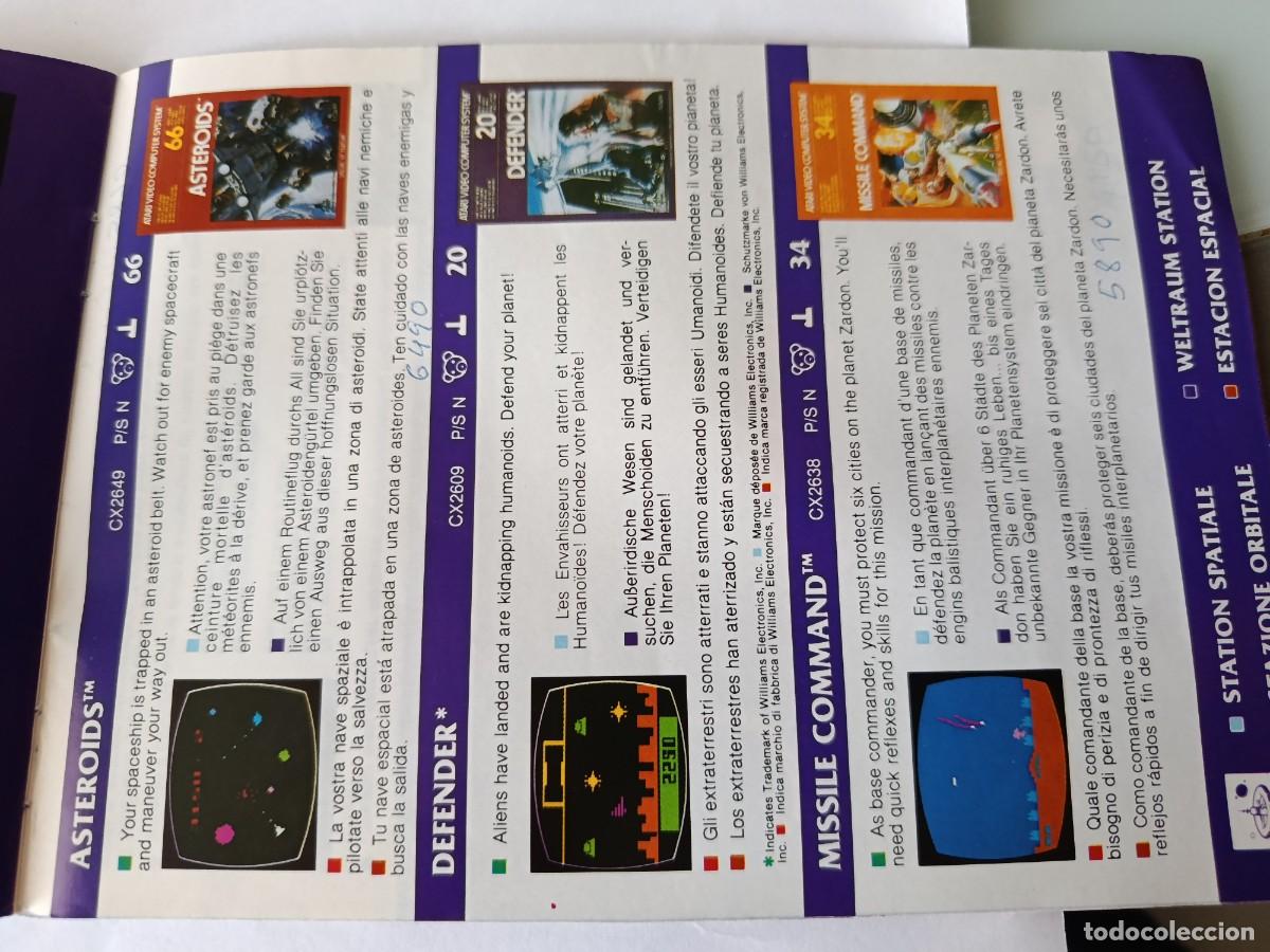 Videojuegos y consolas: CAT&Aacute;LOGO DE JUEGOS ORIGINAL de la consola Atari Video Computer System (ATARI 2600) - Foto 14