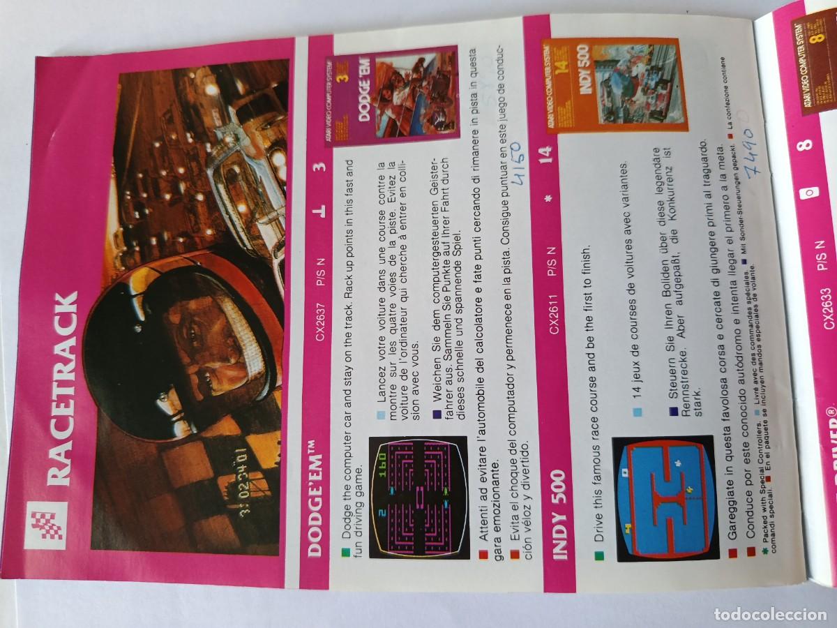 Videojuegos y consolas: CAT&Aacute;LOGO DE JUEGOS ORIGINAL de la consola Atari Video Computer System (ATARI 2600) - Foto 18