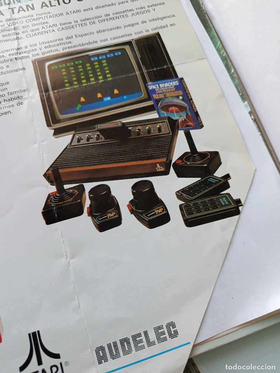 Videojuegos y consolas: folleto publicitario antiguo en espa&ntilde;ol de la consola Atari Video Computer System (ATARI 2600) - Foto 5
