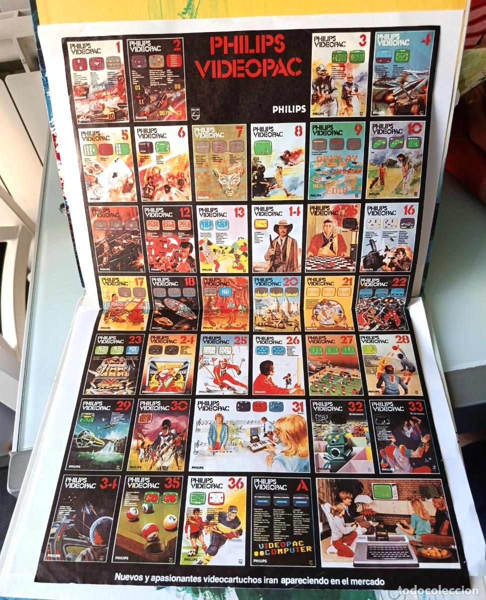 Videojuegos y consolas: CAT&Aacute;LOGO DE JUEGOS antiguo de consoloa Videopac G7000 de Philips del a&ntilde;o 1981