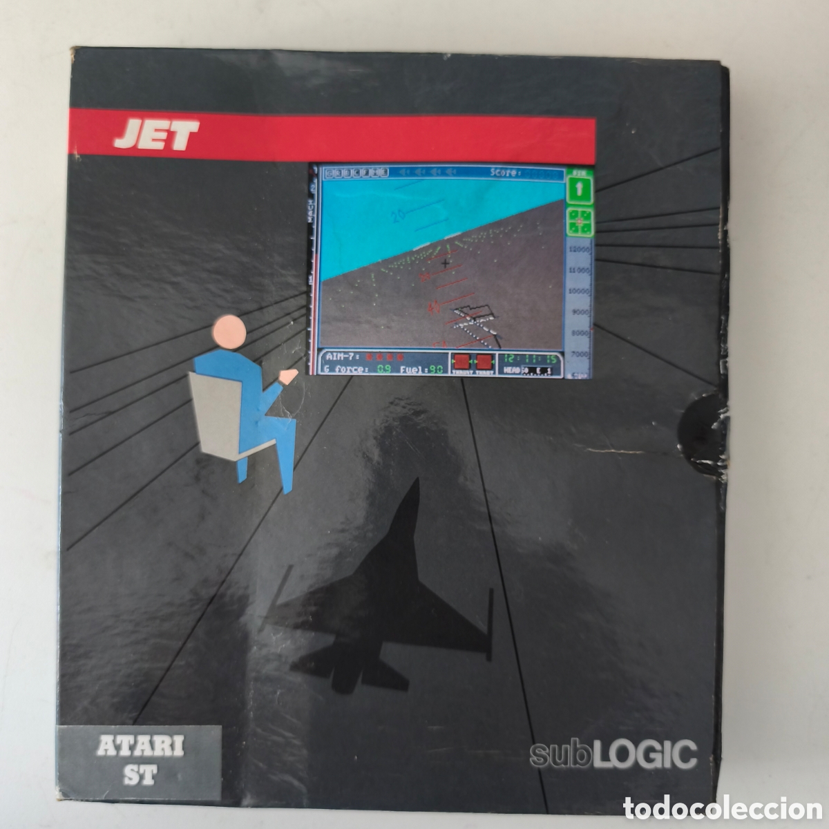 Jeux Vid&eacute;o et Consoles: ATARI ST, s Jet de SubLOGIC 1988, caja+instrucciones+disco, SELLADO, nunca usado.
