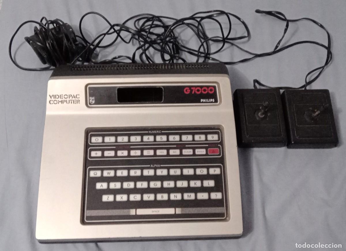 Videojuegos y consolas: Consola retro Videopac G7000 con 2 mandos