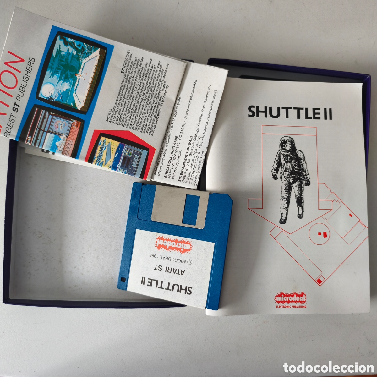 Videojuegos y consolas: SHUTTLE II &ndash; ATARI ST &ndash; MICRODEAL &ndash; 1987 &ndash; ORIGINAL CON DISCO Y MANUAL, a&ntilde;o 1987 - Foto 3