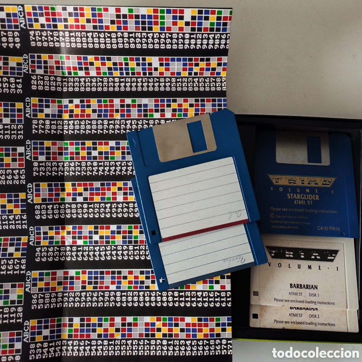 Videojuegos y consolas: ATARI ST &ndash; TRIAD VOLUME 1, STARGLIDER + BARBARIAN &ndash; EDICI&Oacute;N ORIGINAL + COPIA DEFENDER - Foto 3