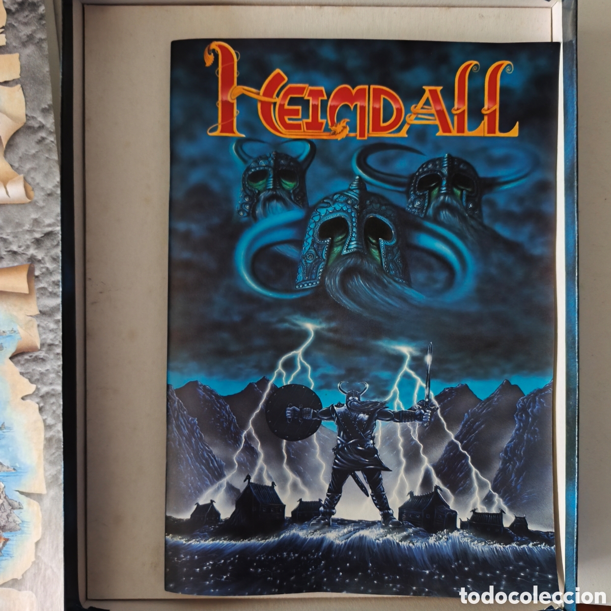Videojuegos y consolas: ATARI ST - HEIMDALL, CORE DESIGN, EDICI&Oacute;N ALEMANA, 5 DISQUETES + MAPA + C&Oacute;MIC (COMPLETO) - Foto 5