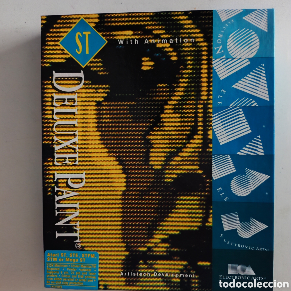 Videojuegos y consolas: ATARI ST - DELUXE PAINT S,T ELECTRONIC ARTS, 3 DISQUETES + MANUAL (1990)