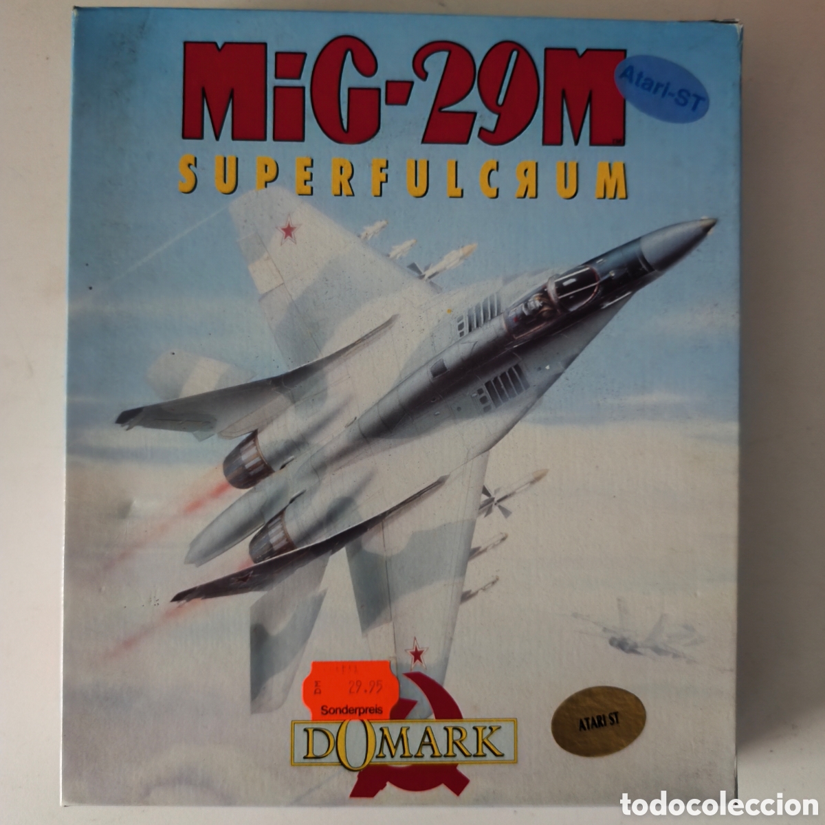Videojuegos y consolas: ATARI ST - MIG-29M SUPER FULCRUM, DOMARK, 1991, COMPLETO + MILITARY JETS + CAMPAIGN CHART
