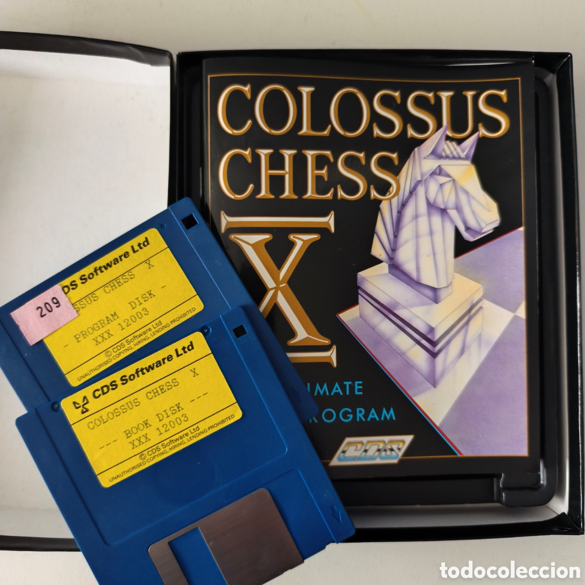 Videojuegos y consolas: ATARI ST - COLOSSUS CHESS X, CDS SOFTWARE, 2 DISQUETES ORIGINAL DE 1988 - Foto 3