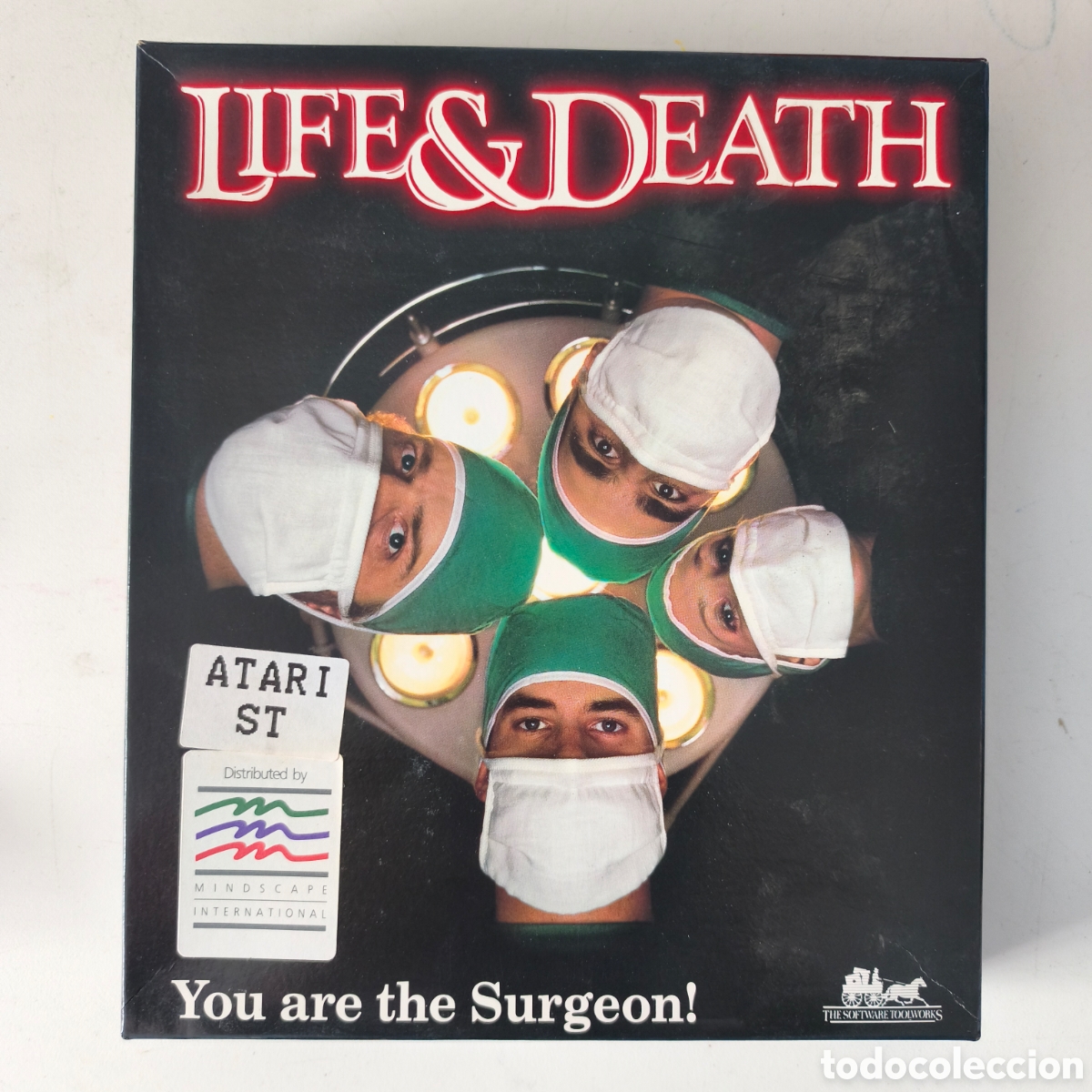 Videojuegos y consolas: ATARI ST - LIFE & DEATH, MINDSCAPE, 3 DISQUETES + MANUAL HISTORIA DE LA CIRUG&Iacute;A ORIGINAL