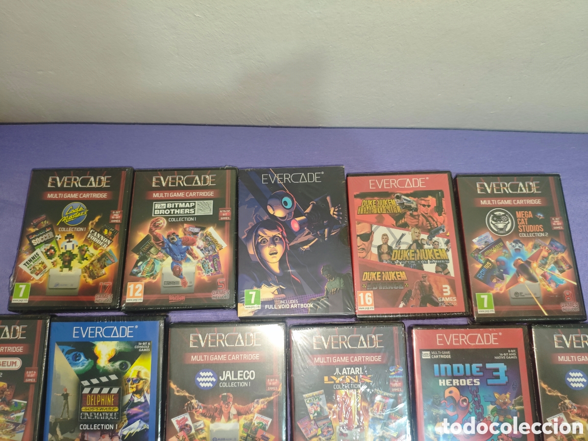 Videojuegos y consolas: Colecci&oacute;n lote pack 10 Evercade Precintados. - Foto 2