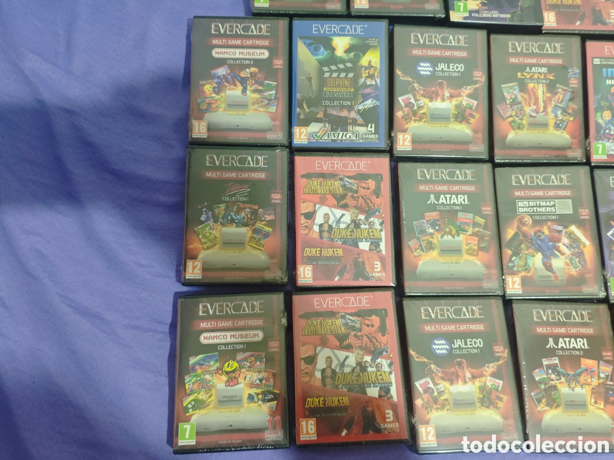 Videojuegos y consolas: Colecci&oacute;n lote pack 10 Evercade Precintados. - Foto 3