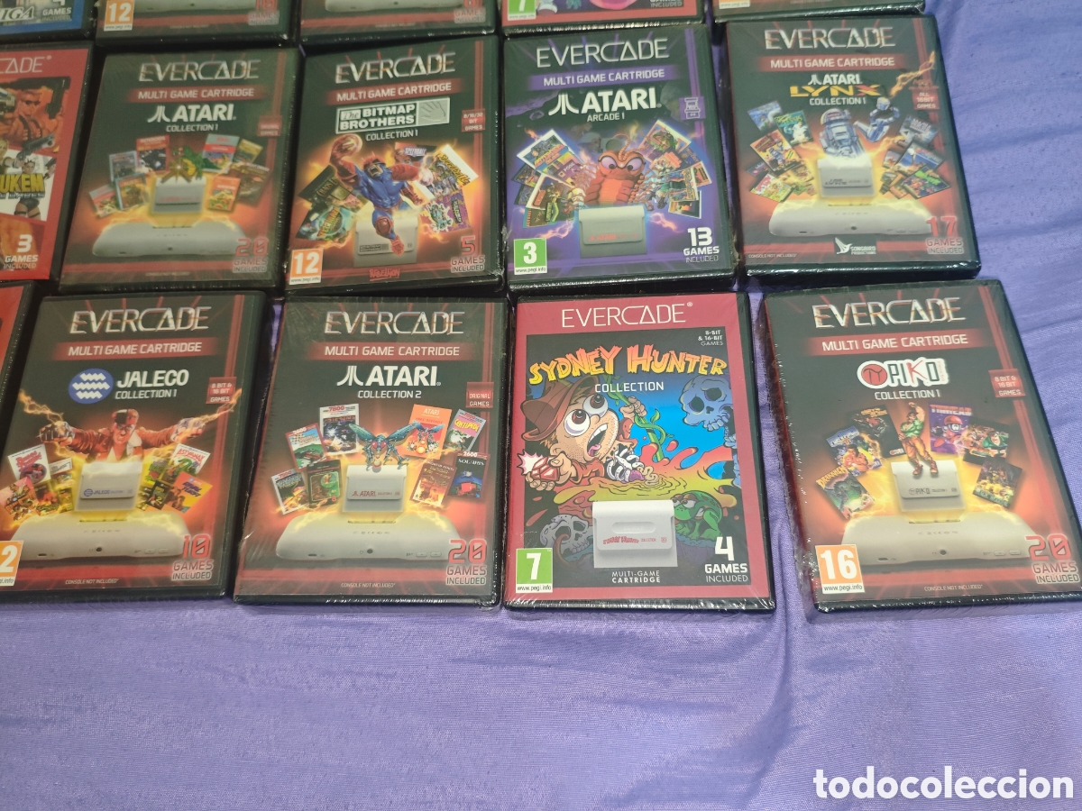 Videojuegos y consolas: Colecci&oacute;n lote pack 10 Evercade Precintados. - Foto 4