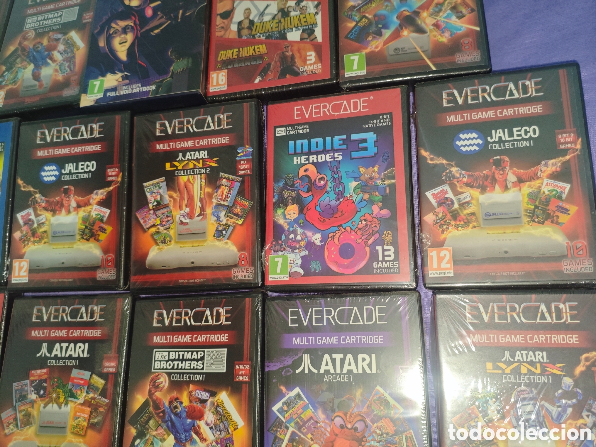 Videojuegos y consolas: Colecci&oacute;n lote pack 10 Evercade Precintados. - Foto 5