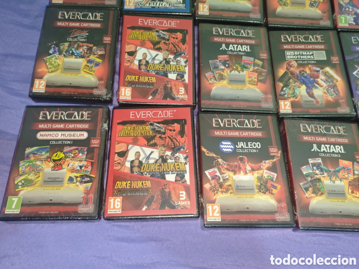 Videojuegos y consolas: Colecci&oacute;n lote pack 10 Evercade Precintados. - Foto 6