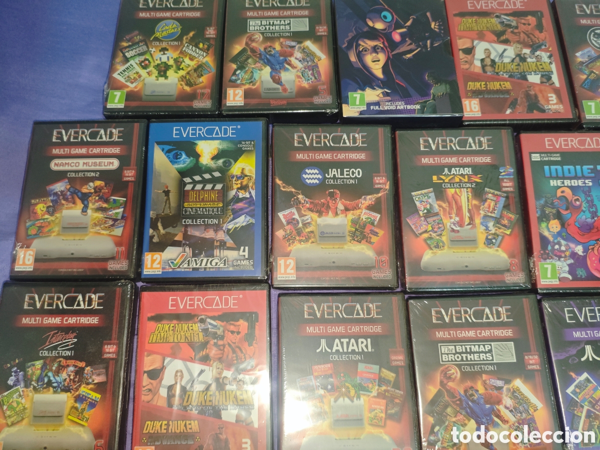 Videojuegos y consolas: Colecci&oacute;n lote pack 10 Evercade Precintados. - Foto 7