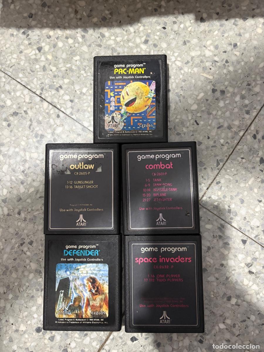 Videojuegos y consolas: Atari original 2600 darth vader con juegos - Foto 5