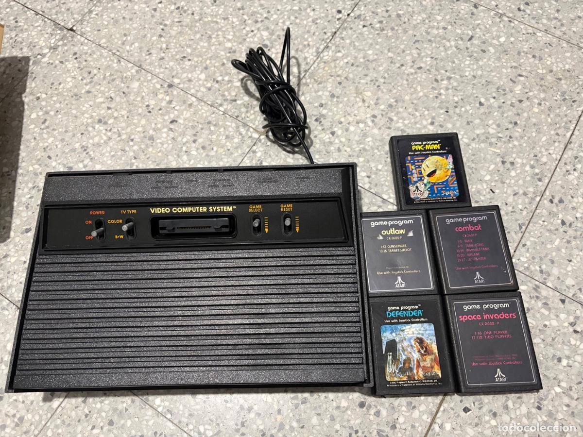 Videojuegos y consolas: Atari original 2600 darth vader con juegos