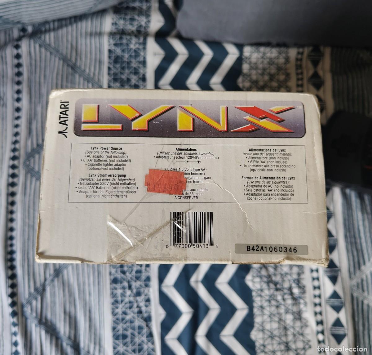 Videojuegos y consolas: CONSOLA ATARI LYNX - COMPLETA Y FUNCIONANDO CORRECTAMENTE - Foto 4