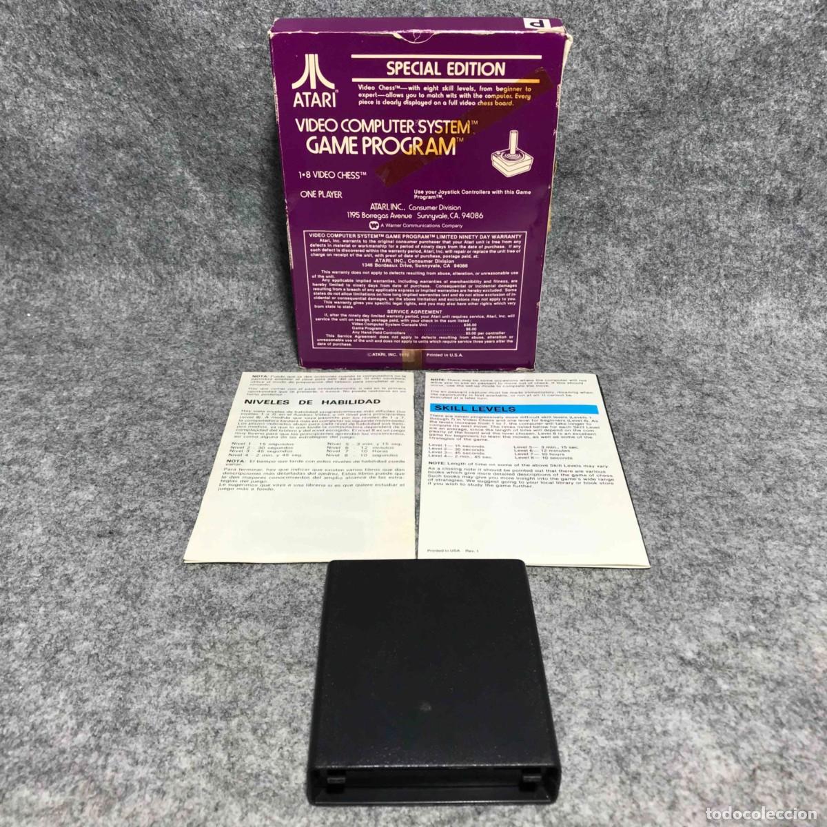 Videojuegos y consolas: VIDEO CHESS ATARI 2600 - Foto 2