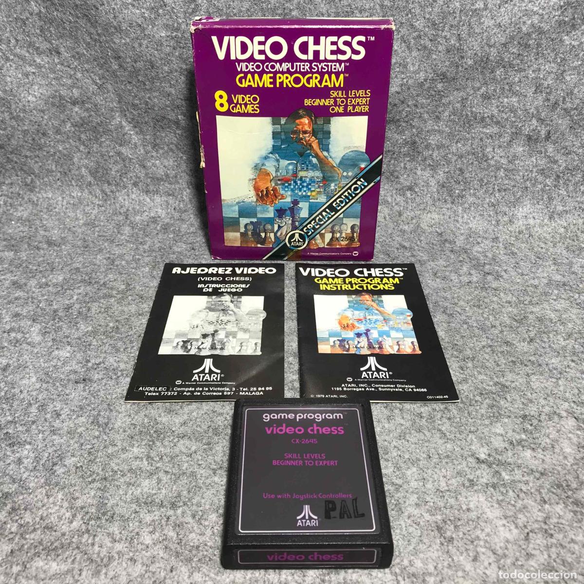 Videojuegos y consolas: VIDEO CHESS ATARI 2600