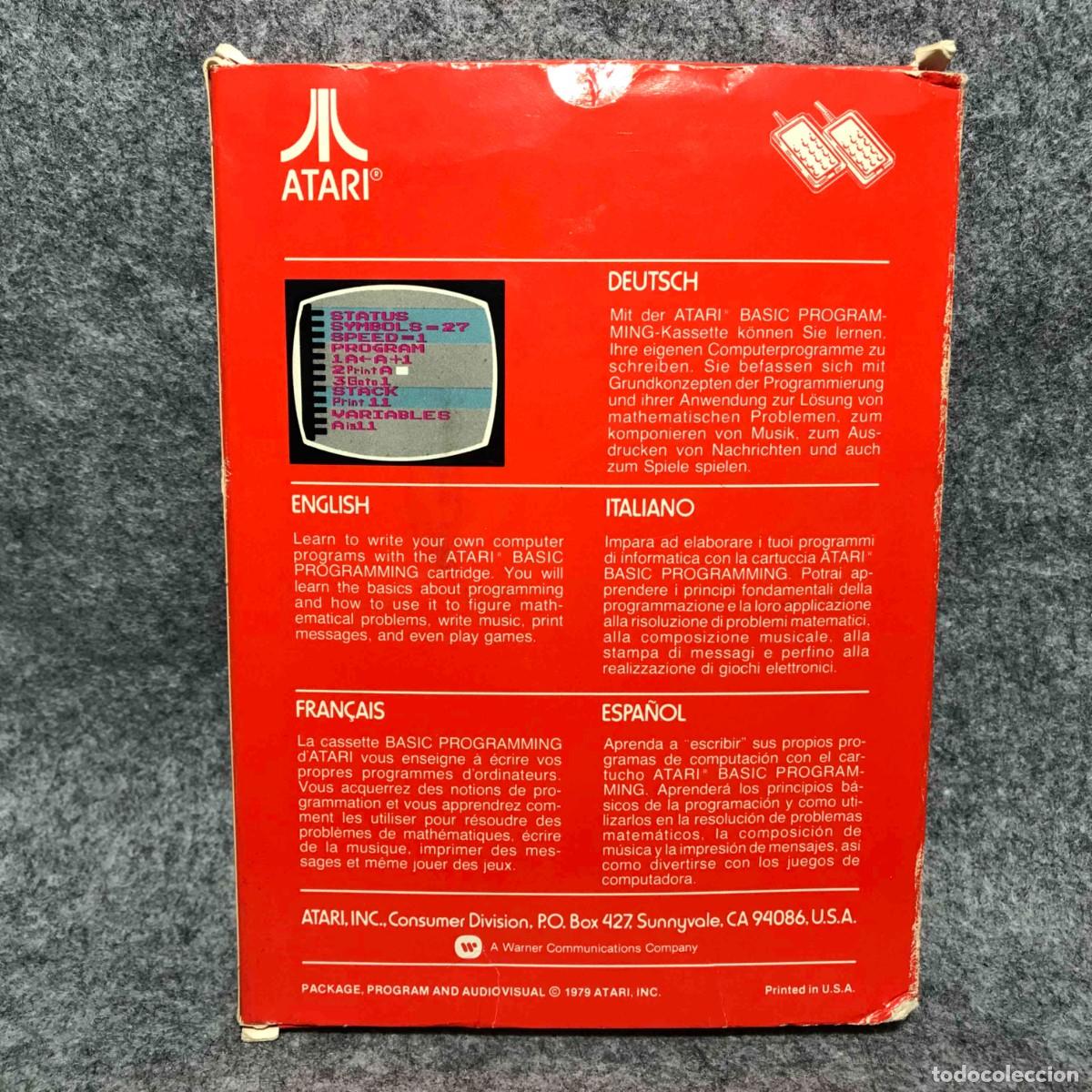 Videojuegos y consolas: BASIC PROGRAMMING+KEYBOARD CONTROLLERS ATARI 2600 - Foto 4