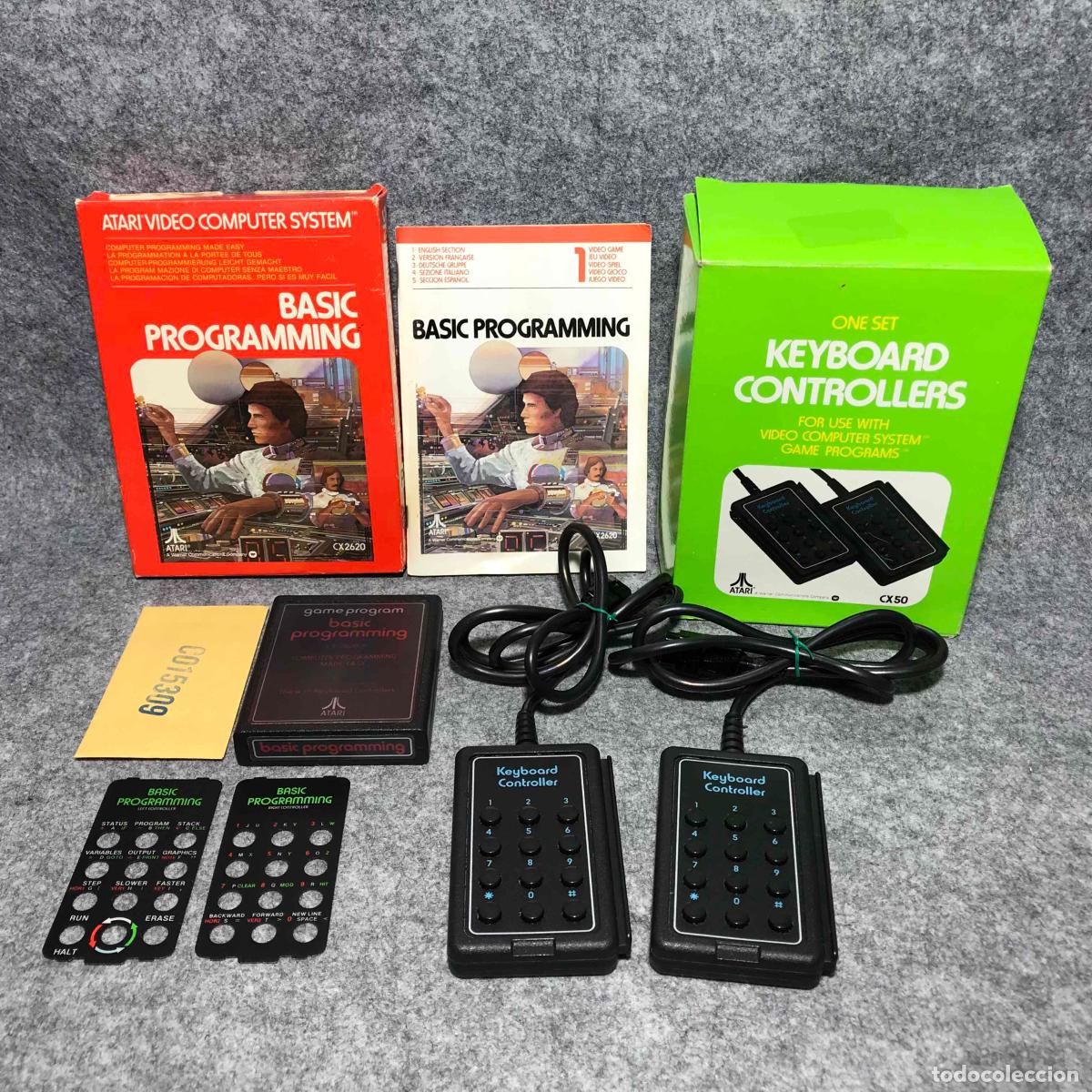 Videojuegos y consolas: BASIC PROGRAMMING+KEYBOARD CONTROLLERS ATARI 2600 - Foto 1