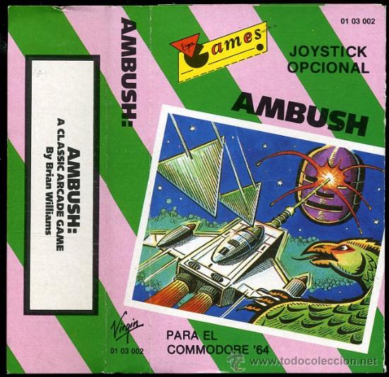 Videojuegos y consolas: Ambush - Juego Commodore 64 - 1984 - Foto 1