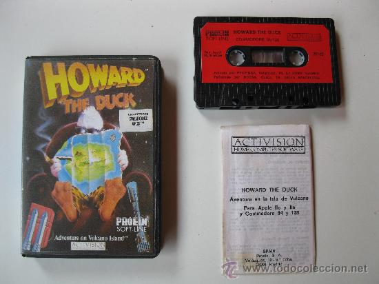 Videojuegos y consolas: HOWARD the Duck - JUEGO PARA COMMODORE 64 - CON INSTRUCCIONES. - Foto 1