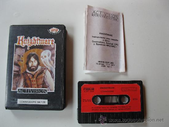 Videojuegos y consolas: KNIGHTMARE - JUEGO PARA COMMODORE 64 - CON INSTRUCCIONES. - Foto 1