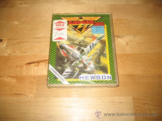 Videojuegos y consolas: JUEGO COMMODORE - EAGLES - ARCADE AVIONES - VERSI&Oacute;N INGL&Eacute;S Y ALEM&Aacute;N - HEWSON 1987 - Foto 1