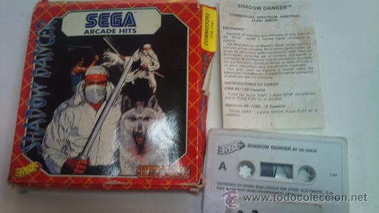 Videojuegos y consolas: shadow dancer commodore caja carton - Foto 1