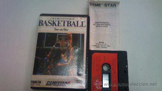 Videojuegos y consolas: juego baloncesto dos a dos commodore estuche - Foto 1