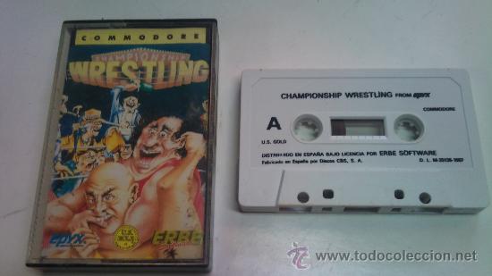 Videojuegos y consolas: championship wrestling para commodore - Foto 1