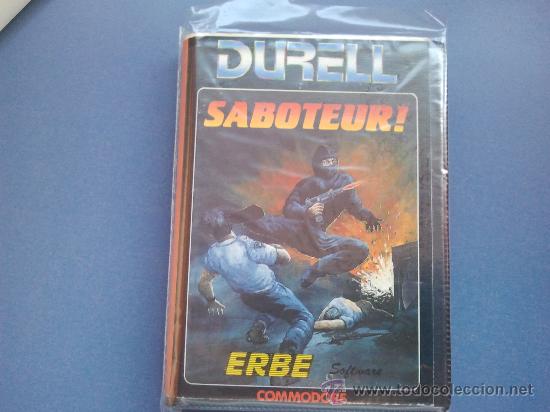 Videojuegos y consolas: saboteur para commodore en estuche - Foto 1